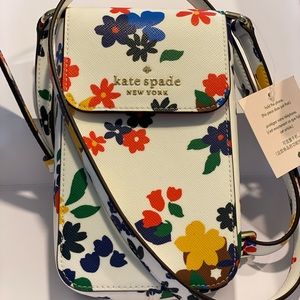 Kate Spade Fleur Nouveau Phone Crossbody and Mask